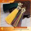 Estilo chinês Almirantado borla Bell chapéu borla coroa pequena borla diy pingente vertical poliéster Ice Silk atacado direto