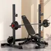 Banco de Musculação, Rack de Supino Multifuncional Doméstico, Equipamento de Fitness, Rack para Agachamento, Equipamento Doméstico Combinado para Rack de Barra de Musculação