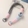 Pulsera de Cuerda Personalizada de Moda, Cuerda de Muñeca, Cuerda de Nailon Colorida, Cadena para Teléfono Móvil, Llavero, Accesorios Colgantes de Muñeca para Bolsos de Moda