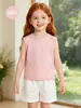 Chaleco para Niños, Clase A, Algodón de Bambú de Verano, Camiseta sin Mangas para Niños y Niñas, Estilo Coreano, Chaleco Delgado de Moda y con Estilo
