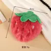 Accesorios de Pasador de Fresa de Peluche de Dibujos Animados, Broche de Fresa de Muñeca Linda, Decoración DIY Semi-Terminada al por Mayor