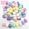 Accesorios hechos a mano con cuentas en forma de lazo de moda, mezcla multicolor, cuentas para la diversión DIY de los niños