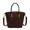 Bolsa de Mão para Trabalho, Nova Moda Tendência Retrô Versátil Ombro Único Transversal Alta Qualidade Texturizada Bolsa Saco Atacado