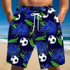 Pantalones Cortos de Playa, Pantalones Cortos Finos de Cinco Puntos, Pantalones Casuales Deportivos, Pantalones Cortos Finos de Secado Rápido con Estampado Ins, Pantalones Cortos para Hombre, Estilo Delgado de Verano