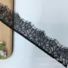 Ribete de encaje de pestañas de un solo lado, fabricante 2017, 100% nailon, no elástico, 5 CM, utilizado como adorno decorativo para ropa y dobladillos de faldas