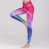 Pantalones de Yoga Estampados de Cintura Alta Ajustados de Secado Rápido con Protección Solar para Mujer Deportes al Aire Libre Danza Pantalones de Fitness de Alta Elasticidad Transfronterizos Rusia