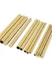 Tubo de Latón Barra Sólida de Cobre Decoración para Muebles Puertas de Gabinete Tira de Cobre Personalizado H59 H62 Tubo Redondo Hueco Tubo Capilar