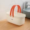 Cesta de Baño, Cesta Portátil de Silicona para Artículos de Tocador, Cesta de Baño Blanca, Cesta de Almacenamiento para el Hogar, Cesta de Baño, Cesta Colgante, Cesta de Baño al por Mayor