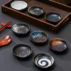 Plato para condimentos plato para condimentos plato de porcelana para salsa plato para vinagre plato para mostaza restaurante japonés plato para salsa para olla caliente plato redondo