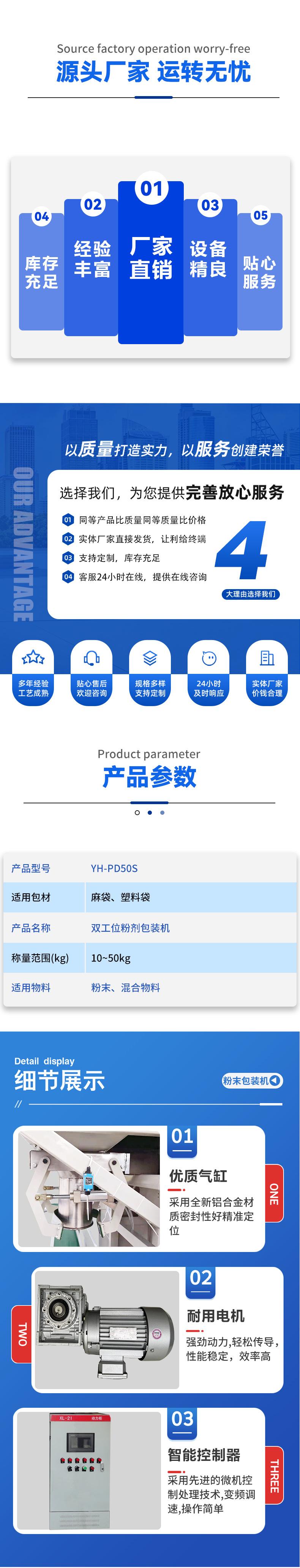 PD50SG双工位包装机详情2
