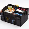 Caja de Almacenamiento para Maletero de Coche, Caja de Almacenamiento Plegable Multifuncional de Tela Oxford Montada en el Coche, Caja de Almacenamiento Plegable para Coche con Tapa