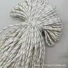 En Stock 5mm Poliéster Colorido Puntos Patrón Trenzado Cordón DIY Correa para Bolso Hecha a Mano Cuerda para Paraguas Llavero Cadena para Teléfono