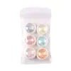 Nuevo juego de polvo ópalo para decoración de uñas estilo japonés de 6 colores, popular polvo de brocado nube fantasía aurora, polvo de terciopelo de nieve iridiscente
