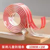 Tiras Transparentes Anti-Colisão para Borda de Mesa de Casa Mesa de Centro Canto de Armário Tiras Anti-Colisão Autoadesivas Tiras de Proteção de Canto Tiras de Borda Anti-Colisão