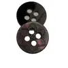 Botones de Concha de Cuatro Ojos Tallados Mariposa Negra Natural para Camisa Traje Chaqueta de Mezclilla Chaleco Botones de Relieve Retro