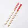 Palitos Descartáveis de Flor Vermelha para Casamentos, Noivados e Reuniões em Casa; Palitos Descartáveis para Comer Hot Pot
