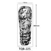 Tatuagem adesiva de braço inteiro transfronteiriça tatuagem adesiva de braço inteiro grande imagem tatuagem adesiva de flor grande no braço tatuagem