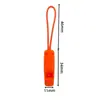 Silbato funcional de supervivencia para exteriores, equipo de emergencia de alto decibelio, silbato de cuerda mini, silbato de señal de socorro para exteriores