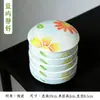Paleta Cerâmica de Cinco Camadas de Alta Qualidade para Pintura Chinesa com Tampa, Prato de Pintura em Porcelana Azul e Branca, Materiais de Arte, Aquarela