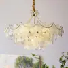 Lámpara de Araña Francesa Lámpara de Sala de Estar Creativa Lámpara de Bola de Trébol de Cinco Hojas Cálida y Elegante Simple Moderna Modelo de Pétalo Lámpara Nueva para Habitación