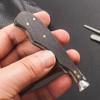Herramientas para pipa cuchillo de tabaco de ébano accesorios portátiles para pipa varilla prensadora de pipa herramienta de limpieza de pipa tres en uno