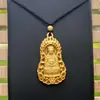 Colgante de Hebilla Ping An Heredado Anillo Antiguo Esmerilado Oro de Arena de Vietnam Colgante de Disco para Hombres y Mujeres Tono Vibrante Mano Rápida en Vivo