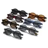 2025 Transfronterizos Retro Redondo Ácido Propiónico Pin Borde Rugoso Moda Gafas de Sol Hombres y Mujeres Tendencia Calle Estiloso Gafas de Sol