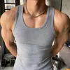 Chaleco Deportivo Fitness Elástico Ajustado para Hombre, Cuello Redondo, Talla Grande, Secado Rápido, Entrenamiento Muscular, Transpirable, Comercio Exterior Transfronterizo