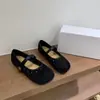 Sapatos Mary Jane Planos Retrô Estilo Coreano para Mulheres 2026 Novo Estilo Fada Versátil Vazado com Fivela de Uma Tira Sapatos Baixos