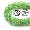 Cuentas planas de 6/8 mm chapadas color AB Cuentas de rueda de cristal Cuentas de cristal DIY Joyería de cristal Cadena para teléfono móvil Material para accesorios con cuentas
