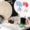 Molde de Pegamento de Cristal DIY Amapola Coaster de Mesa Afro Afro Molde de Joyería Recomendación Caliente de Amazon