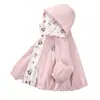 Chaqueta Casual Reversible para Niñas Modelo Nuevo 2026 para Niñas Mayores, Cortavientos de Primavera y Otoño, Conjunto de Otoño Reversible para Niños
