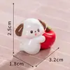 Micro Paisagem Desenho Animado Fofo Maçã Cachorrinho Enfeites Jardinagem DIY Decoração Acessórios de Pendurar Desktop Carro Enfeites