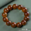 Pulseras de Madera de Ciprés Envejecida para Hombres, Cuentas de Oración Budistas, Pulseras para Mujeres, Madera Vieja de Alto Aceite, Joyería para Parejas