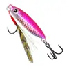 Iscas de Peixe de Chumbo com Escamas Azuis de Peixe, Anzóis de Peixe de Chumbo, para Pesca de Redfish, Robalo, Robalo do Mar, Cavala e Outras Espécies de Peixes; Iscas de Pesca Biônicas em Estoque para Arremesso de Longa Distância