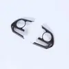 Adecuado para decoración interior de volante Toyota 22 Ling botones de volante 20 Weiqi en ambos lados fibra de carbono lentejuelas plateadas