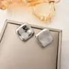 Pendientes Cuadrados Geométricos Minimalistas de Moda, Elegantes y Únicos, Pendientes Pequeños y de Estilo Genial, Pendientes Irregulares de Alta Gama para Mujer