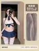 Lencería Sexy para Estudiantes, Conjunto Uniforme de Falda Plisada Ultra-Corta Puro Deseo para Primavera y Verano, Estilo JK Lindo para Bustos Pequeños