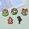 Parche Blando de PVC de Dibujos Animados Nuevo Transfronterizo para Halloween Flor de Zapato Broche Accesorios de Joyería DIY Decoración Plana de Navidad