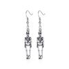 Aretes de Halloween simples retro calavera murciélago araña aretes envejecidos venta caliente transfronteriza joyería para fiestas