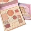 Paleta de sombras de ojos de color maestro a juego suministro directo de fábrica color mate nacarado - súper pigmentación sin caída de polvo maquillaje a prueba de agua y sudor herramienta de maquillaje de belleza portátil con ventosa magnética sombra de ojos