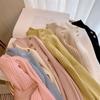 [en stock suéter básico para niña primavera todo-fósforo nuevo bebé niños cuello alto color sólido jersey top