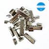 Peças de estampagem de hardware pequeno cinto clipe de cauda multi-dente clipe padrão de fita clipe de borda de bloqueio de metal prateado fivela de cadarço fivela