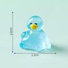 Patito perezoso luminoso, creativo y lindo, con forma de cansado, para decorar bolsas ciegas, micro paisajes, adornos pequeños de escritorio.