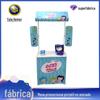 Super Business Degustação e Mesa de Degustação Tabela Promocional Tabela Display Plástico Aço Promocional Display Stand V5 Push Folding Fábrica Publicidade