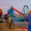 Draga de cangilones de cadena de oro para exportación, Draga de arena y Excavadora, Equipo para lavar oro en agua, Barco para lavar oro en río
