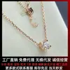 Collar Pulsera Burbuja OVNI V Oro Diamante Único Precisión CNC Estilo Cartier Oro Grueso 18K Sin Desvanecimiento Regalo para Novia o Pareja