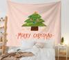 Decoração de Quarto Estilo Coreano Tapeçaria de Natal Decoração de Parede Tecido para Pendurar na Parede ao Lado da Cama Estilo Ins Tecido de Fundo para Decoração de Natal