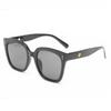 Gafas de sol de marca de moda estilo K, co-branded, para caras grandes, gafas con efecto adelgazante para mujer, protección UV, nuevas y populares en Ins 2025