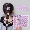 Accesorios para el cabello de Kuromi Clips para el cabello de niños Ligas para el cabello de niñas Diademas Ligas de goma Pasadores para el cabello de bebé Accesorios para el cabello de niñas pequeñas Clips en U Flequillo